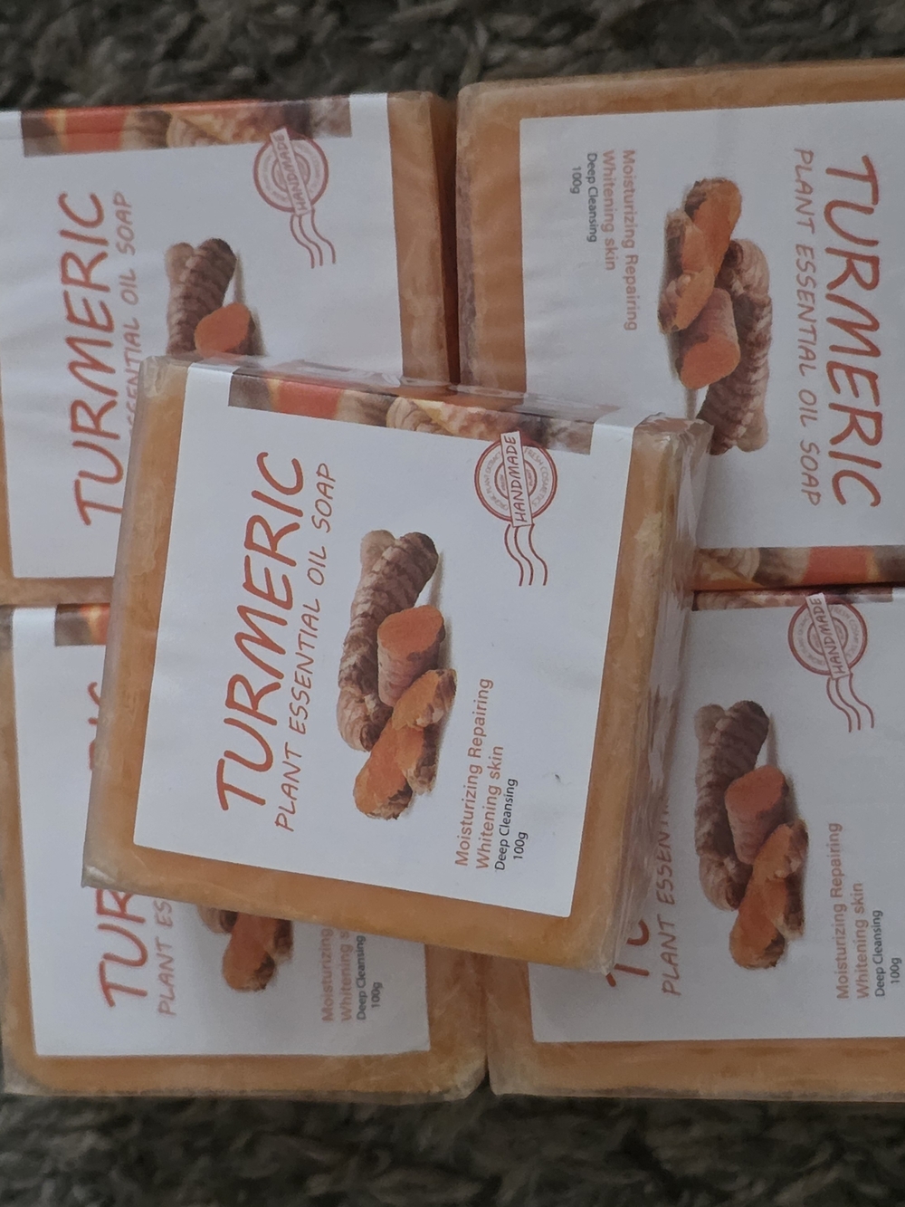 Turmeric Plant Essential Oil Soap - Orange -